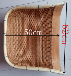 Special Offer:  Large and Small Sizes of Wicker Dustpans for Agricultural and Household Use, Traditional Rice-Shaking Baskets, Bamboo Woven Dustpans, Folk Crafts