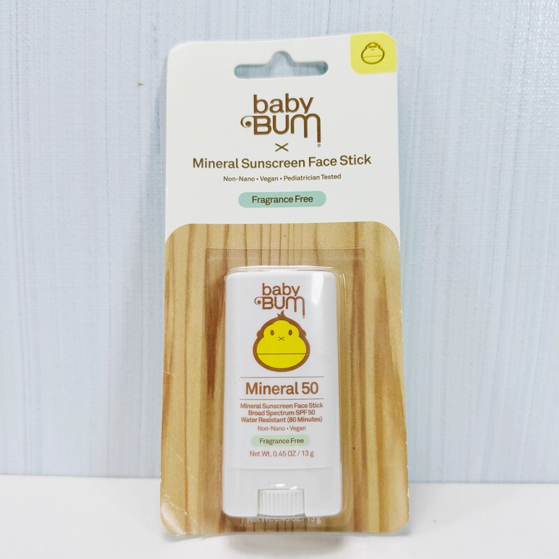 American Version of Sun Bum, Suitable for Sensitive Skin, Pure Physical Moisturizing Stick, Suitable for Infants, Children and Adults, Spf50