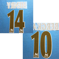 1997-2006 Premier League printed gold flocking material personalized custom armband customization