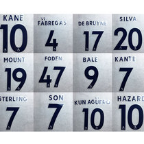 2017-2022 Premier League Blue Print KANE BALE FABREGAS AGUERO SILVA SON