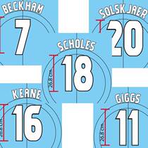 1997-1999 UEFA Cup champion KEANE SOLSKJAER BECKHAM