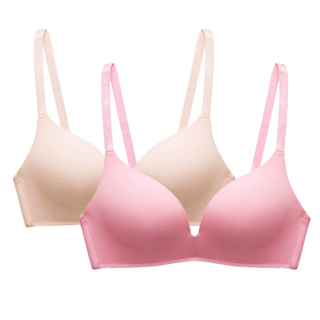 Skin Color + Pinkma'am Underwear Wireless  Bras Japan sexy Smooth surface No trace Gather together comfortable Frivolity paragraph Athletic Underwear