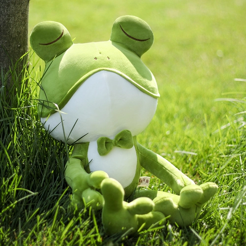 Детская милая плюшевая игрушка, тряпичная кукла для сна, лягушка, подарок на день рождения