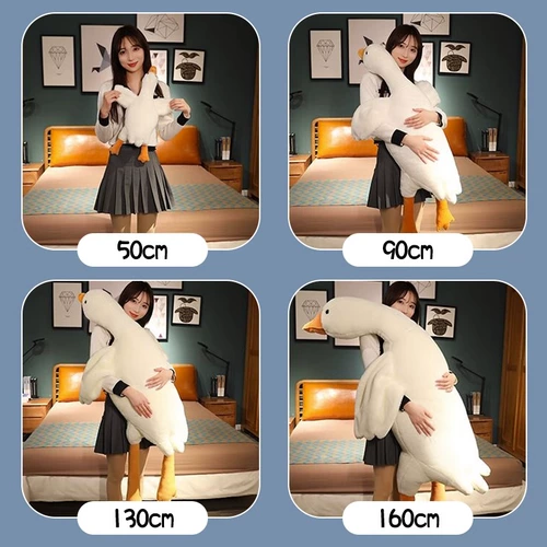 Плюшевая подушка, игрушка, кроватка для сна, тряпичная кукла, утка, подарок на день рождения