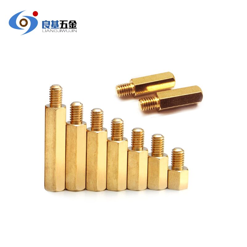 Copper column M2 5 single head hexagon copper column motherboard copper stud screw M2*4x5x15x20-30 length 3 5 6