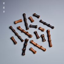 Natural bamboo whip shelf tea clip bamboo shelf creative pen shelf bamboo decoration tea ceremony accessories tea needle shelf