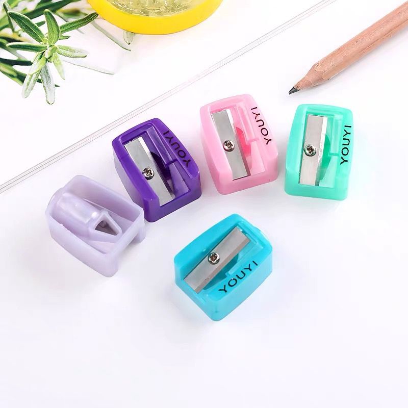 Pencil Sharpener Eyebrow Pen Primary School Children Pencil Sharpener Cute Small Pencil Sharpener Pen Knife Mini Planer Artifact