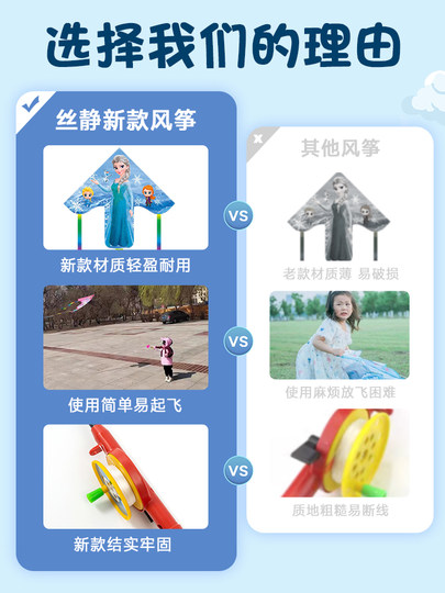 Magic Child Nezha Kite Children's 2025 New Model Easy to Fly in Light Breeze Handheld Fishing Rod Cartoon Small Kite Internet Celebrity Toy