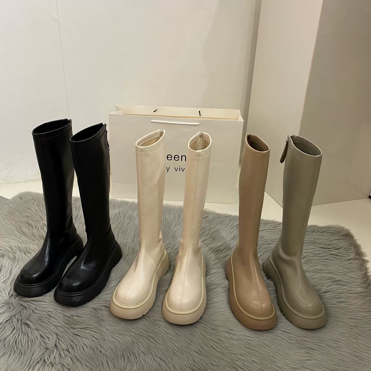 Winter keep warm high boots, for teenagers