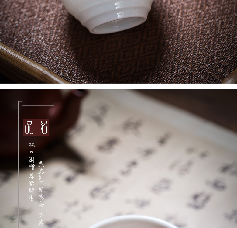 The Owl up with jingdezhen ceramic manual hand - made character, informs the to kung fu tea master single cup tea tea cup