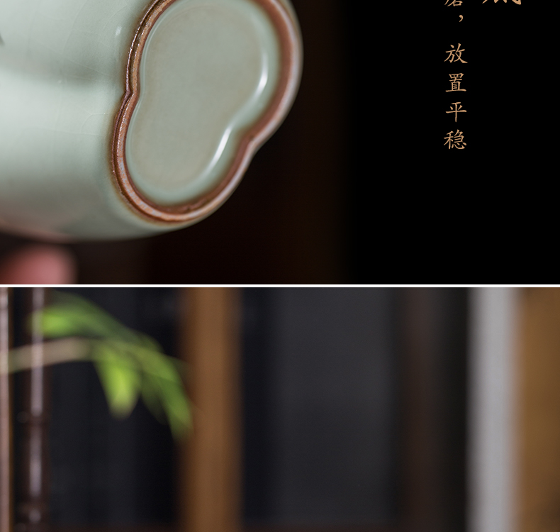 Owl up jingdezhen to open the slice your up glaze high - end tea set large portion checking ceramic fair cup and a cup of tea ware gourd