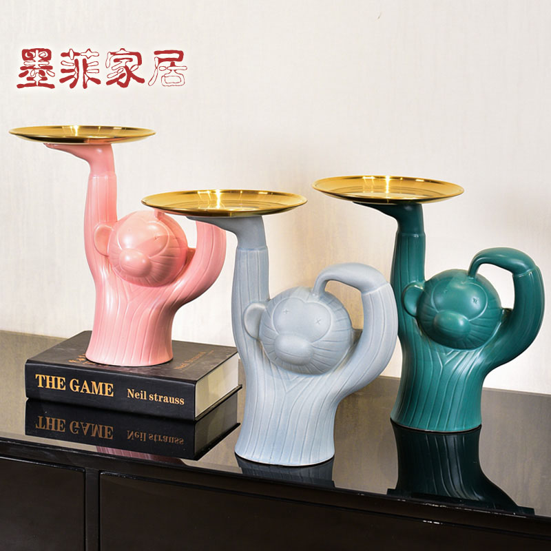 Monkey tray was furnishing articles receive shoe ark, at the gate of the sitting room porch key ceramic light household act the role ofing is tasted much modern ideas