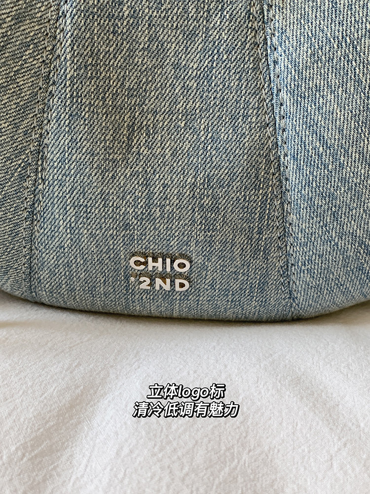 NANFENG CHIO2ND ZURICH CORND полумесяц пакет оригинал меньшинство джинсы синего плечо сумка женщина коровий рог пакет chio’2nd 