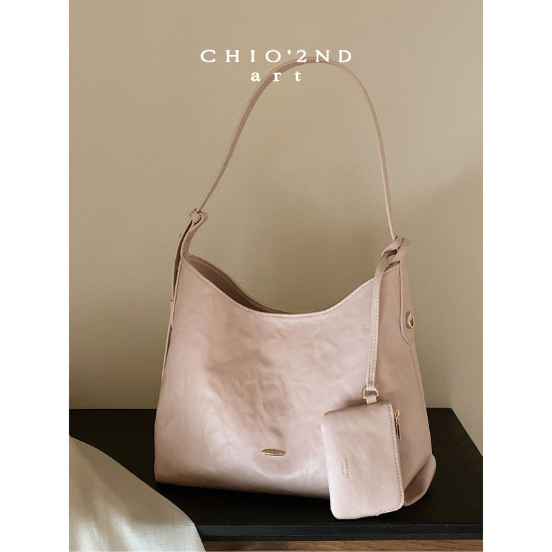 Nanfeng Chio2Nd Light Cherry Tote Bag for Women 2026 New Pink Underarm Bag Commuting Shoulder Crossbody Large Bag