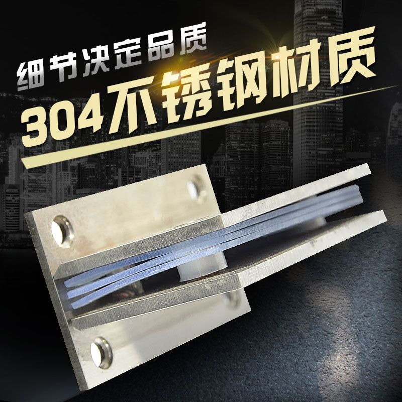 304 stainless steel glass partition code glass to wall 90 degree unilateral corner bathroom fixed clamping clamp clamp clamp clamp clamp clamp