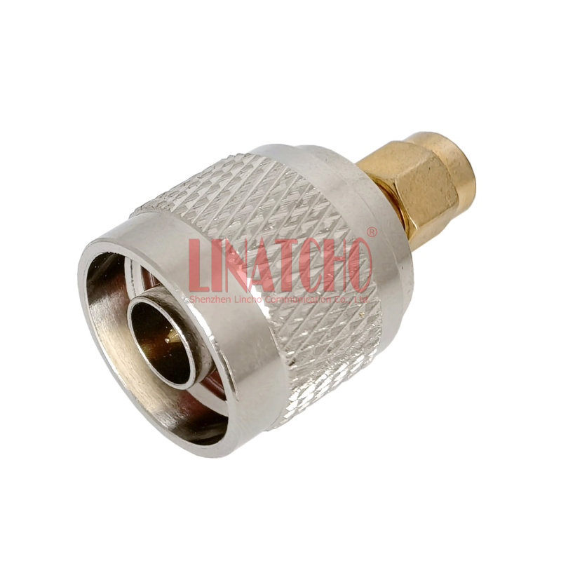 RF coaxial connector N - head to SMA Pure Copper N - J SMA - J Converter head