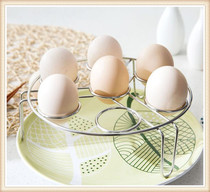 Coarse 304 stainless steel steaming rack electric rice cooker high feet steaming plate steaming plate creative steamed egg shelf small