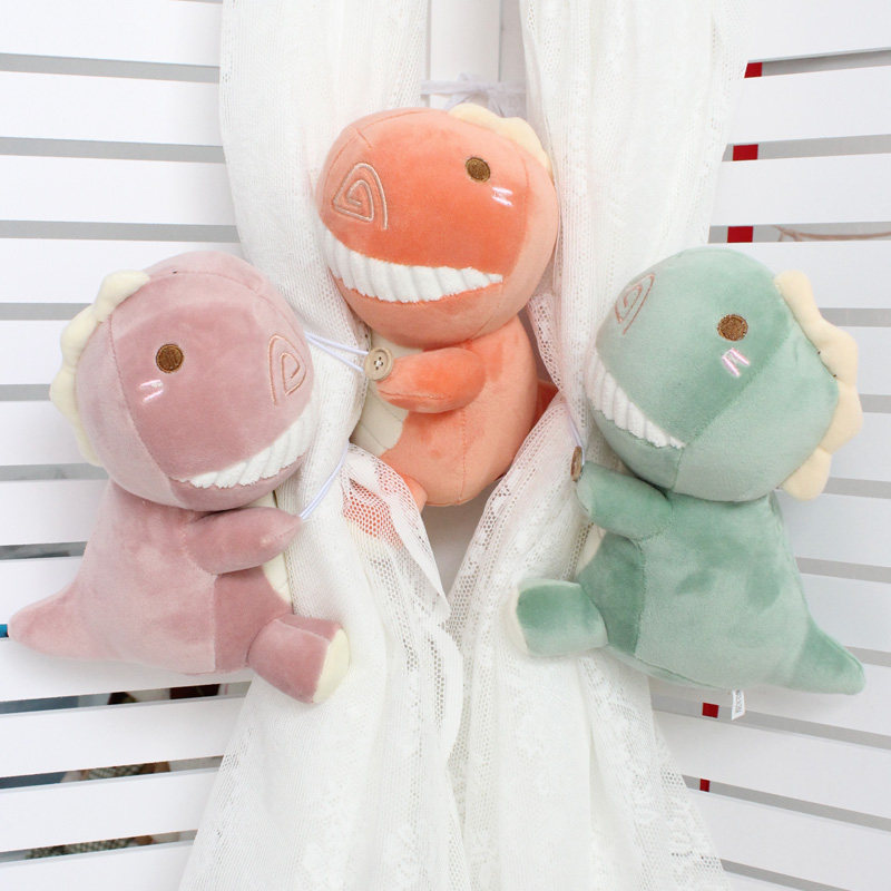 Cute dinosaur curtain strap plush cute curtain accessories strap European creative curtain buckle elastic band A46