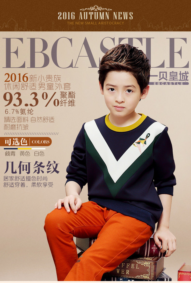 Veste pour garcon EBCASTLE - Ref 2157611 Image 7