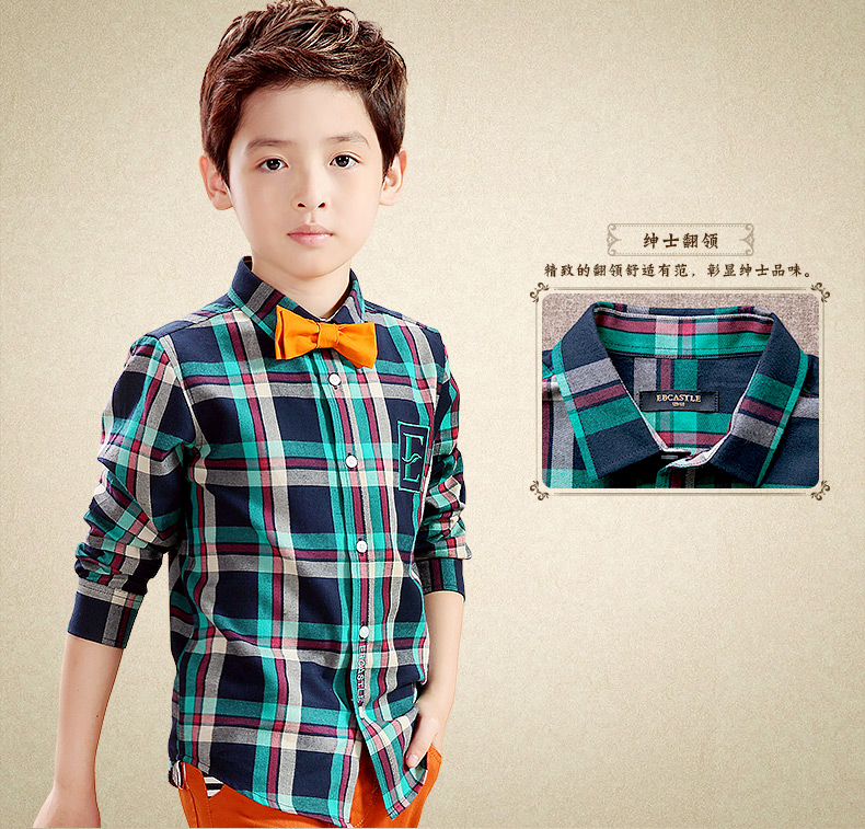 Chemise garcon EBCASTLE à manche longue - Ref 2072968 Image 19