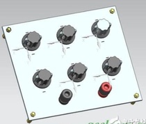 Industrial assembly Structure design Electrical product assembly Experiment Panel installation Fixed display demonstration design