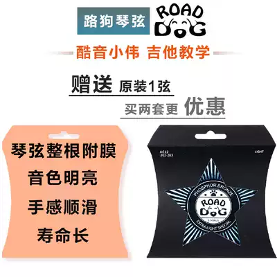 Strings ROAD DOG ROAD DOG coated Folk guitar strings Coated anti-rust guitar strings Acoustic guitar strings