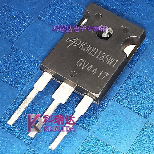 K30B135W1 Оригинальная разборка 30A1350V Коммерческая индукционная плита обычно используется IGBT Monocular K30B135D2