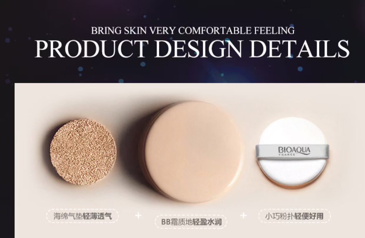 Air cushion bb cream blush phấn kết hợp trang điểm phù hợp với bộ mặt nền sửa chữa mỹ phẩm cho người mới bắt đầu vẽ lông mày