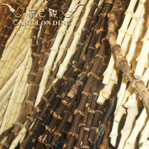 Zizhu Festival pipe Zizhu whip pipe DIY supplies Bamboo pipe handle Bamboo joint Zizhu Festival root　