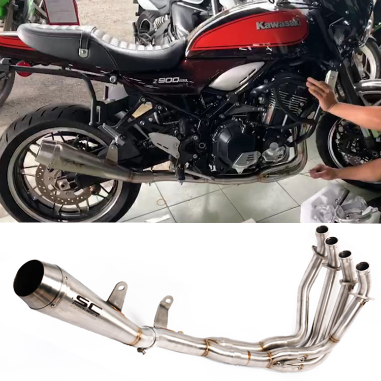 Xe máy thể thao xe máy NINJA Z900RS xả Z900RS xe máy để áp suất ngược phần trước SC toàn bộ ống xả - Ống xả xe máy 	pô xe máy wave