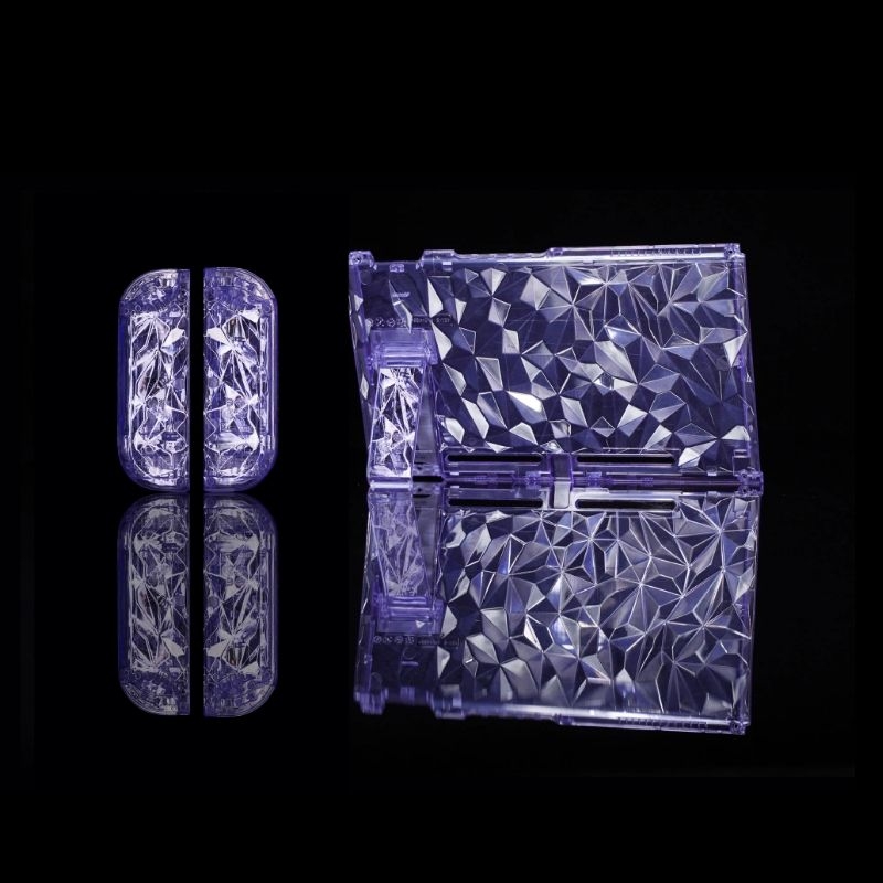 Nintendo SWITCH game console replacement shell handle masonry pattern transparent shell DIY modification replacement