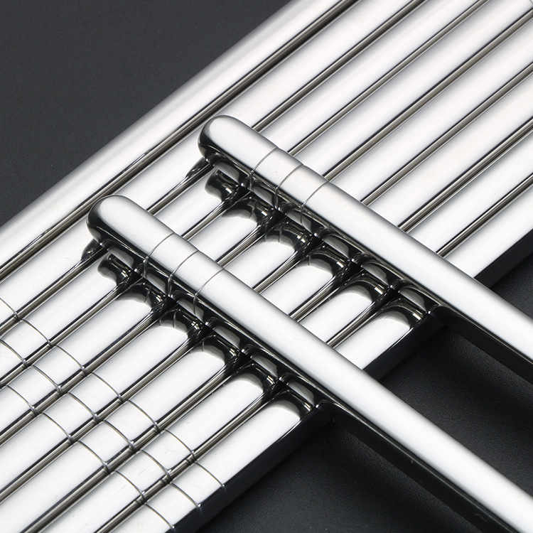 German HZIB Herbaz 304 stainless steel chopsticks independent household solid color anti-slip and anti-mildew set of 5 pairs