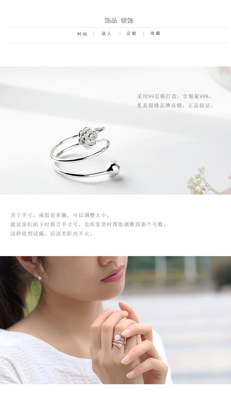 Bague Femme      en Argenterie - Ref 3086446 Image 8