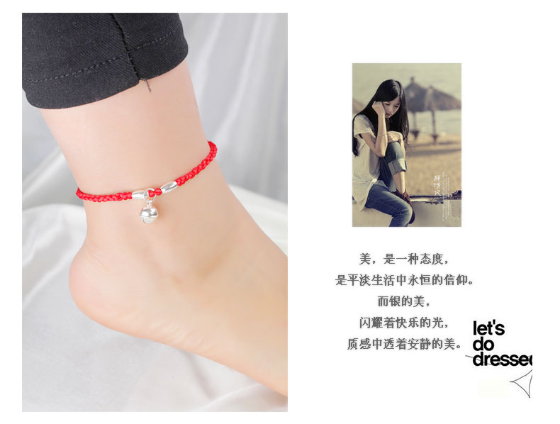 Chaine de cheville Femme      en Argenterie - Ref 3102875 Image 40