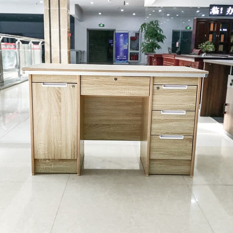 1 2 meters staff with drawer desk 1 4 meters modern simple desk 1 meter small household solid wood desk