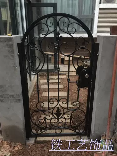 Алюминиевый сплав, европейская железная дверь виллы, наружная железная дверь, дверь во двор, забор, заводская защитная дверь, свадебное украшение, дверь