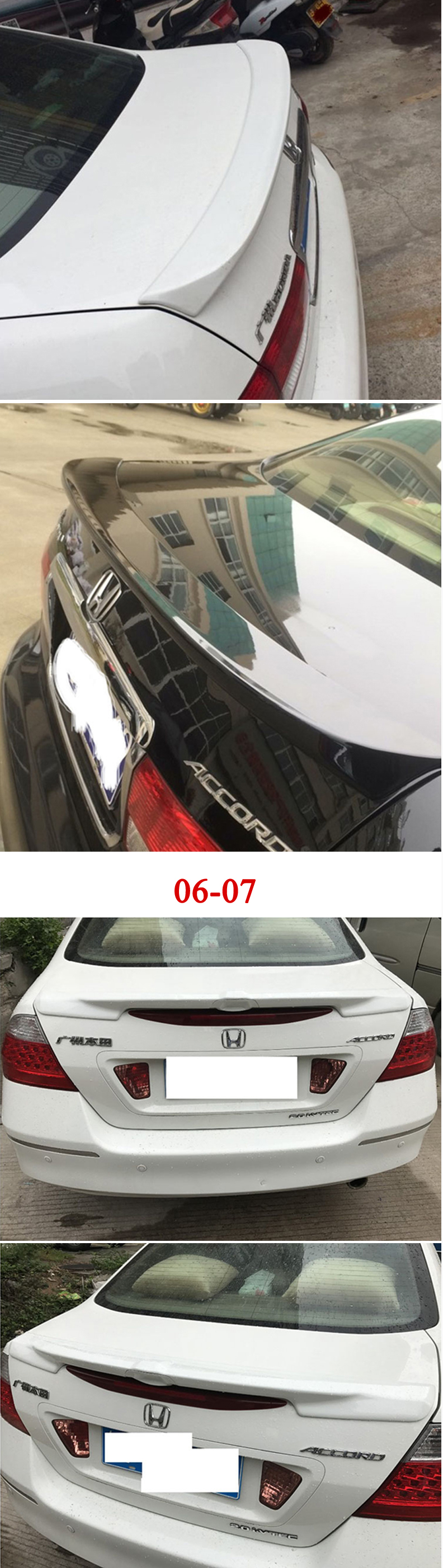 Dành riêng cho Honda Accord bảy thế hệ cánh sau 03 04 05 06 07 Accord sửa đổi cánh trên thế hệ 7.5 miễn phí - Sopida trên duoi gio xe oto