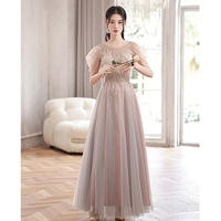 B-017 Розовый фиолетовый длинный стиль [круглые рукава с падающим плечом]