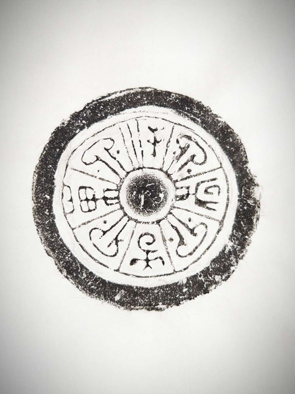 Thousands of years Long live the Qihanwa Tulip Tulip original Tulip Post Cultural Gift Home Residence Ornament Chinese Retro Decoration Painting