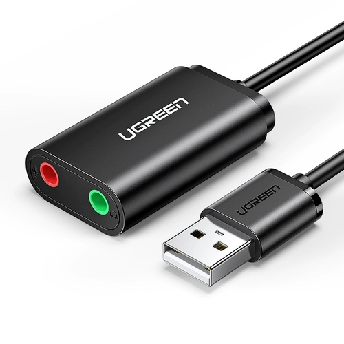 绿联 USB внешняя звуковая карта на рабочем столе Pesbook Interbfic