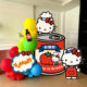 Adult birthday layout scene decoration girl one-year-old coming-of-age ceremony Hello Kitty balloon KT board atmosphere background wall 18