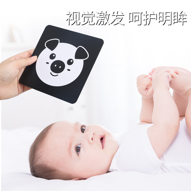 Купить Черно-белые карточки для новорожденных, игрушка для младенца, 3 ...