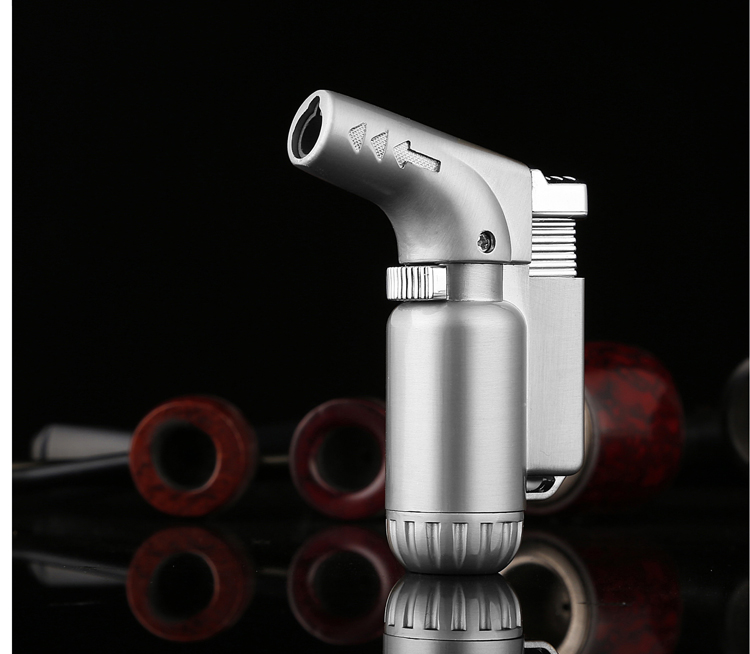 Gas giao hàng Inflator hàn nhẹ ngọn đuốc gió nhẹ thuốc lá nhẹ hơn kim loại phun súng đánh lửa có khóa - Bật lửa bật lửa khò