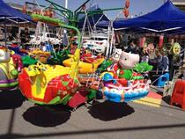 Characteristic square amusement equipment Electric rotating plane Rotating swing fish carousel Rotating flying chair