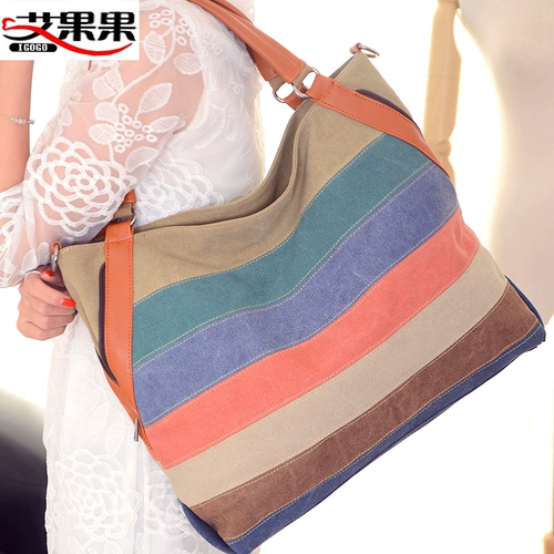 Шоппер, сумка на одно плечо, льняная сумка для отдыха, вместительная и большая сумка через плечо