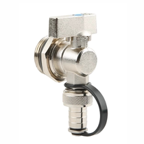 Geothermal floor heating water distributor drain valve radiator faucet vent exhaust drain valve sewage 6 points and one inch