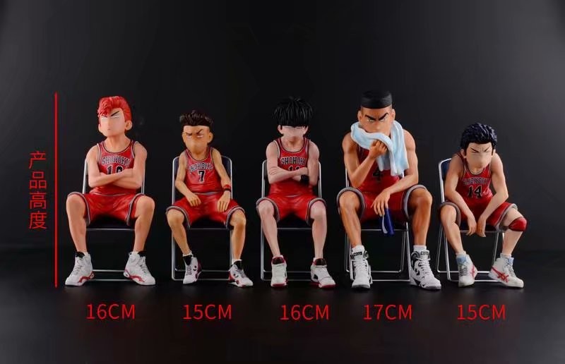 Slam Dunk GK Xiangbei Wuhu Yingmu Huadao Rukawa Maple Akagi Mitsui Palace City Băng ghế dự bị trang trí tay - Capsule Đồ chơi / Búp bê / BJD / Đồ chơi binh sĩ búp bê mini