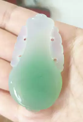 LANTIAN JADEGIA Natural Jade Pendant Jade pendant Women's jade pendant Sweater windbreaker chain Chalcedony pendant