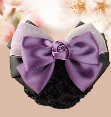 Head flower female professional nurse staff sports sweet temperament Mori female knitted post office bun adult personality