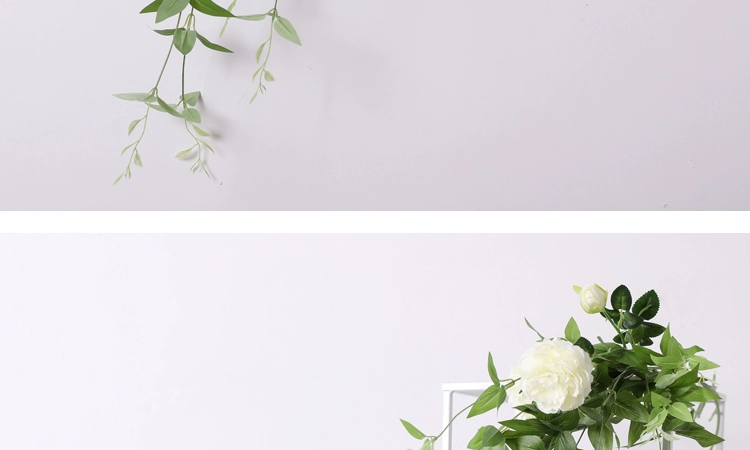 Vàng và bạc lá nhân tạo hoa cưới hoa cưới phòng khiêu vũ cắm hoa trang trí trần liễu liễu đan bằng liễu gai - Hoa nhân tạo / Cây / Trái cây đào giả